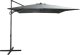 Parasol ogrodowy duży składany regulowany SEATTLE śr. 250 cm + pokrowiec c. szary 2