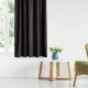AmeliaHome Zasłona VELVET styl klasyczny przelotki srebrne 140x245 czarna 4