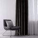 AmeliaHome Zasłona VELVET styl klasyczny przelotki srebrne 140x245 czarna 5