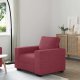 vidaXL Sofa Fotel Wino Czerwone 60 cm Tkanina 1