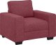 vidaXL Sofa Fotel Wino Czerwone 60 cm Tkanina 2