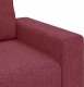 vidaXL Sofa Fotel Wino Czerwone 60 cm Tkanina 7
