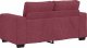 vidaXL 2-częściowy komplet wypoczynkowy, obity tkaniną, winna czerwień 6
