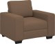 vidaXL Sofa Fotel Brązowy 60 cm Tkanina 2