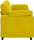 vidaXL Sofa 3-osobowa, żółta, 178 cm, aksamit 5