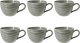 Zestaw 6 filiżanek do kawy 260 ml c. szary - porcelana Seltmann 1