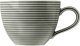 Zestaw 6 filiżanek do kawy 260 ml c. szary - porcelana Seltmann 1