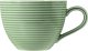 Zestaw 6 filiżanek do kawy 260 ml eukaliptusowy - porcelana Seltmann 2