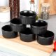 Miseczki do zapiekania ceramiczne czarne 260 ml 6 szt. 2