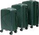 Zestaw walizek 3w1 POLIPROPYLEN PP6 BUTELKOWA ZIELEŃ 1