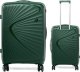 Zestaw walizek 3w1 POLIPROPYLEN PP6 BUTELKOWA ZIELEŃ 2