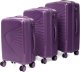 Zestaw walizek 3w1 POLIPROPYLEN PP6 ŚLIWKA 1