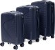 Zestaw walizek 3w1 POLIPROPYLEN PP6 GRANATOWY 1