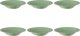 Zestaw 6 talerzy porcelanowych do zupy 22.5 cm eukaliptusowy - Seltmann Weiden 1