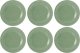 Zestaw 6 talerzy porcelanowych obiadowych 27.5 cm eukaliptusowy - Seltmann Weiden 1