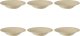 Zestaw 6 talerzy porcelanowych do zupy 22.5 cm beżowy - Seltmann Weiden 1