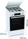 Stove Gorenje GK5C63WH 1