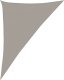 Żagiel przeciwsłoneczny, 160 g/m, jasnoszary, 4x5x6,8 m, HDPE 1