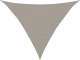 Żagiel przeciwsłoneczny, 160 g/m, jasnoszary, 2,5x2,5x3,5 m 1