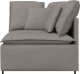 Modułowy Narożnik Sofa z Poduszkami Taupe 100 cm 2