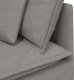 Modułowy Narożnik Sofa z Poduszkami Taupe 100 cm 5