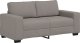 Sofa 2-osobowa, kolor taupe, 140 cm, tkaniną 2
