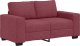 Sofa 2-osobowa w kolorze czerwonego wina 120 cm Tkanina 2
