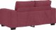 Sofa 2-osobowa w kolorze czerwonego wina 120 cm Tkanina 6
