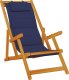 vidaXL Składane krzesła plażowe Zestaw 2 krzeseł Niebieski 2