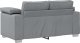 vidaXL Zestaw 2 Jasnoszary Metal, Drewno, Tkanina, Pianka 160x77x82cm 6