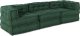 vidaXL Puf Zestaw 3 Zielony 100% bawełna 70 x 70 x 54 cm 10