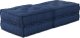 vidaXL Pufa Zestaw 2 Indygowy Bawełna 70 x 70 x 36 cm 4