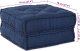 vidaXL Pufa Zestaw 2 Indygowy Bawełna 70 x 70 x 36 cm 8
