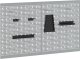 vidaXL Szary Stal 100 x 60 cm Panel do organizacji narzędzi 1