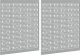 vidaXL Szary Stal 100 x 60 cm Panel do organizacji narzędzi 3