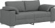 vidaXL Sofa Ciemnoszary Metal, Drewno, Materiał, Pianka 2.5-osobowa 2