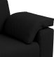 Sofa vidaXL Czarna Metal, drewno, tkanina tekstylna, pianka, włókno PP 6