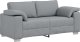 vidaXL Sofa Jasnoszara Metal, Drewno, Textilene, Pianka 2.5 miejscowa 2