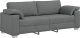 vidaXL Sofa Ciemnoszara Metalowa rama 219x77x82cm Wytrzymała 2