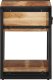 vidaXL Stolik Nocny Brązowy Lite drewno akacjowe, Żelazo 40 x 35 x 50 cm 6