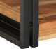 vidaXL Stolik Nocny Brązowy Lite drewno akacjowe, Żelazo 40 x 35 x 50 cm 9