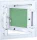 Panel dostępu vidaXL Zielony, Srebrny Aluminium, Gips 200 x 200 x 12.5 mm 1