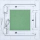 Panel dostępu vidaXL Zielony, Srebrny Aluminium, Gips 200 x 200 x 12.5 mm 3