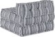 vidaXL Pouf Szary Tkanina (100% bawełna) 70 x 70 x 54 cm Nowoczesny pouf 4
