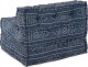 pufa vidaXL indygo Materiał (100% bawełna) 70 x 70 x 54 cm 4