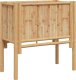 vidaXL Naturalny bambus Metal ocynkowany 70x35x70 cm Dekoracyjne wstawki 2