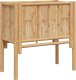 vidaXL Naturalny bambus Metal ocynkowany 70x35x70 cm Dekoracyjne wstawki 5