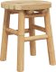 vidaXL Natural Bamboo Bamboo Compact Lightweight Bamboo Stool Round 5