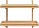 vidaXL Naturalny bambus Bambus i metal 75x26x60 cm Półki na ścianę 7