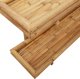 vidaXL Naturalny bambus Bambus i metal 75x26x60 cm Półki na ścianę 10